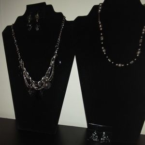 Black 4 Piece Jewelry Variety $7